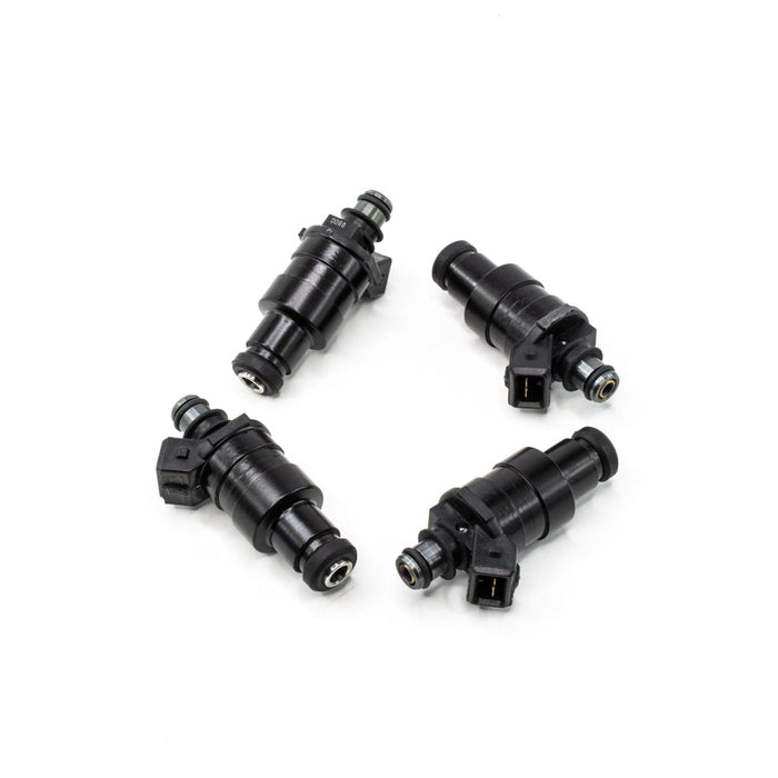 DeatschWerks 1200cc Low Impedance Top Feed Injectors for 95-99 Mitsubishi DSM 4G63T (Set of 4)