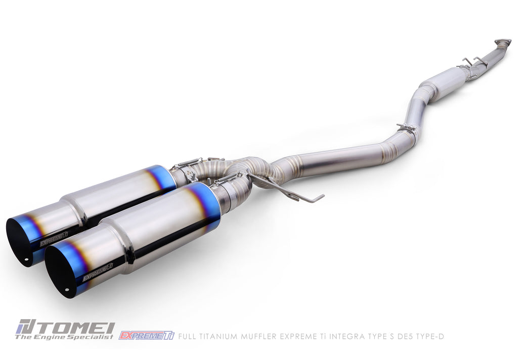 Tomei Expreme Titanium Exhaust System Type-D Dual For 2023+ Acura Integra Type S