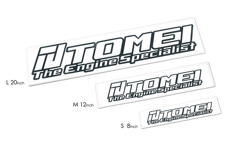 Tomei USA Die cut Sticker 2016 Ver. The Engine Specialist White - 12 InchTomei USA