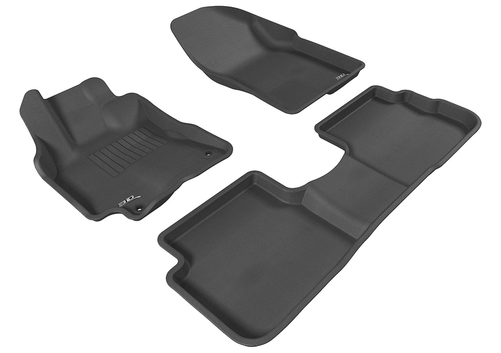 3D MAXpider Floor Mat For TOYOTA MATRIX 2009-2013 KAGU BLACK R1 R23D MAXpider