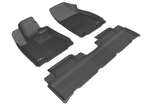 3D MAXpider Floor Mat For LEXUS RX350 / 450H 2013-2015 KAGU BLACK R1 R2 (POST)3D MAXpider