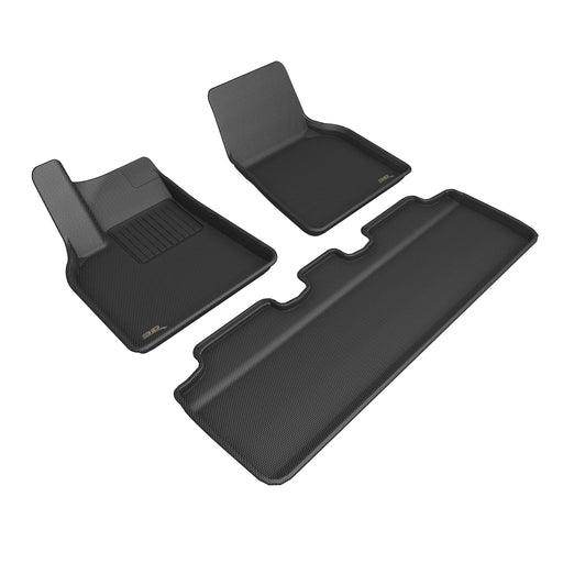 3D MAXpider Floor Mat For TESLA MODEL Y 2021-2024 KAGU BLACK R1 R23D MAXpider