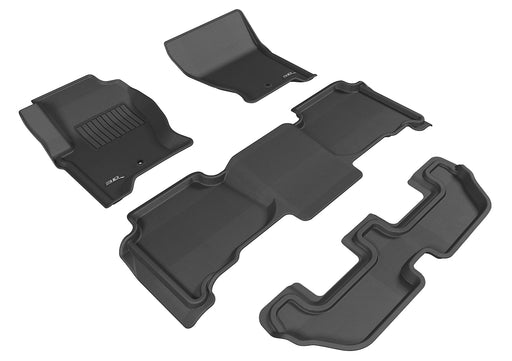 3D MAXpider Floor Mat For LAND ROVER LR4 2009-2012 KAGU BLACK R1 R2 R33D MAXpider