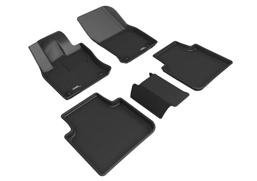 3D MAXpider Floor Mat For VOLKSWAGEN TIGUAN 2018-2024 KAGU BLACK R1 R23D MAXpider