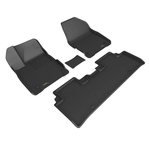 3D MAXpider Floor Mat For KIA EV6 2024-2024 KAGU BLACK R1 R2 (4 PCS)3D MAXpider