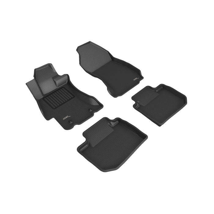 3D MAXpider Floor Mat For SUBARU IMPREZA 2012-2016 / XV CROSSTREK 2013-2015 / CROSSTREK 2016-2017 KAGU BLACK R1 R23D MAXpider