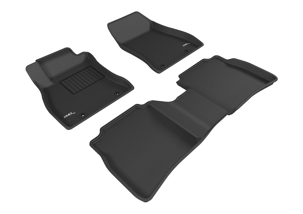 3D MAXpider Floor Mat For NISSAN SENTRA 2013-2019 KAGU BLACK R1 R23D MAXpider