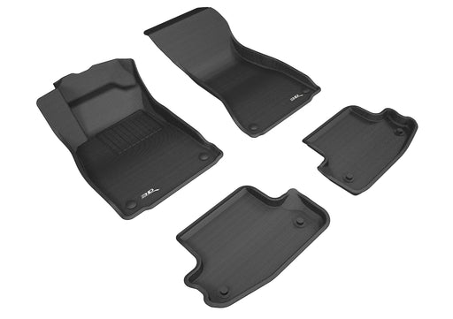 3D MAXpider Floor Mat For AUDI A5/S5 COUPE (8W6) 2018-2024 / RS 5 COUPE (8W6) 2019-2024 KAGU BLACK R1 R23D MAXpider