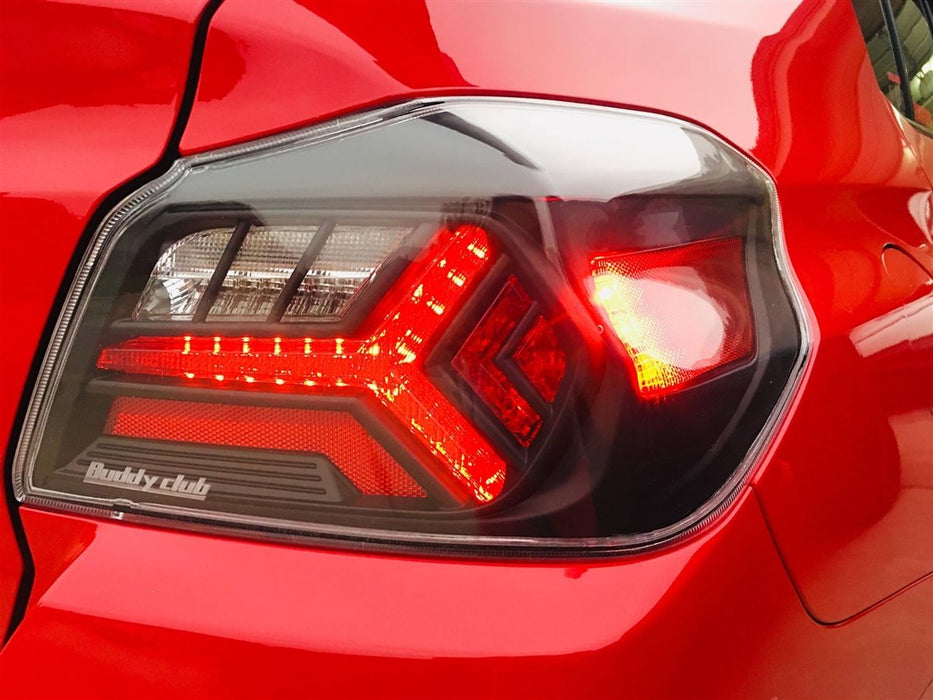 Buddy Club Sequential LED Tail Lamp Set for 2015-21 Subaru WRX/WRX STI