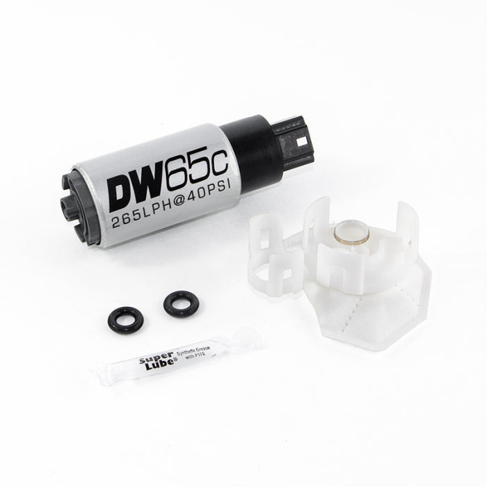 DeatschWerks DW65C 265Lph Compact In-Tank Fuel Pump w/Insatll Kit for 08-15 Mitsubishi EVO 10