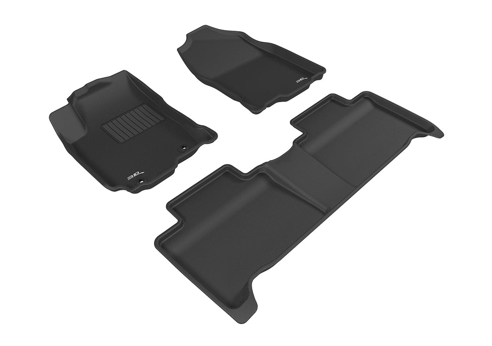 3D MAXpider Floor Mat For TOYOTA RAV4 HYBRID 2016-2018 KAGU BLACK R1 R23D MAXpider