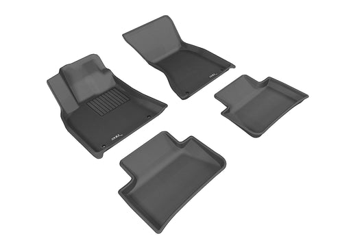 3D MAXpider Floor Mat For PORSCHE MACAN (95B) 2014-2023 KAGU BLACK R1 R23D MAXpider