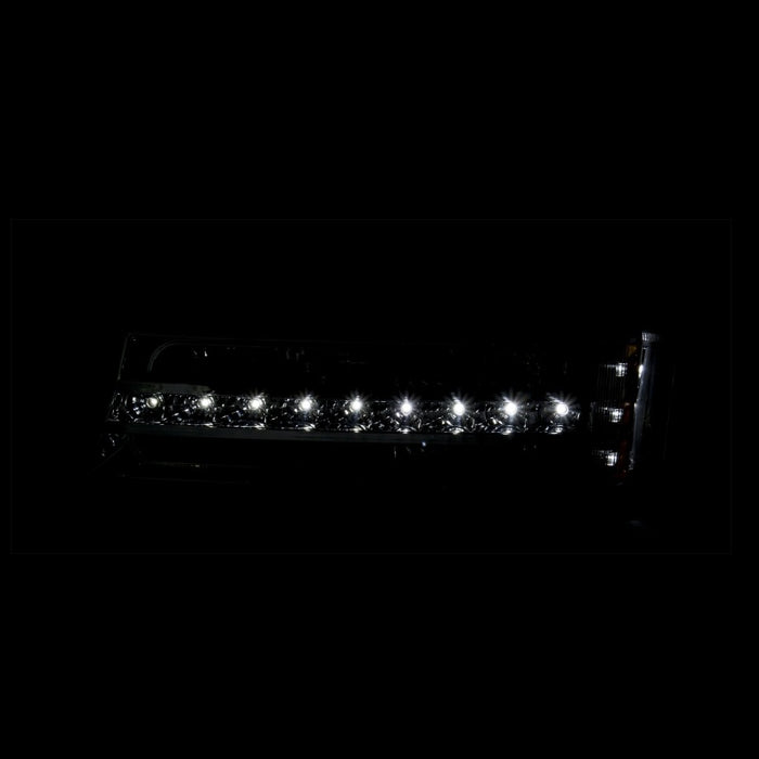 ANZO 2003-2006 Chevrolet Silverado 1500 LED Parking Lights Black w/ Amber Reflector