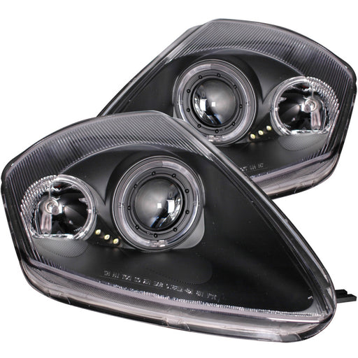 ANZO 2000-2005 Mitsubishi Eclipse Projector Headlights w/ Halo BlackANZO