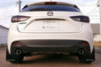 Rally Armor 14-18 Mazda3/Speed3 Black UR Mud Flap w/ Grey LogoRally Armor