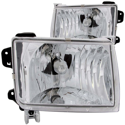 ANZO 1998-2000 Nissan Frontier Crystal Headlights ChromeANZO