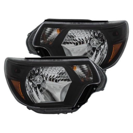 ANZO 2012-2015 Toyota Tacoma Crystal Headlights BlackANZO