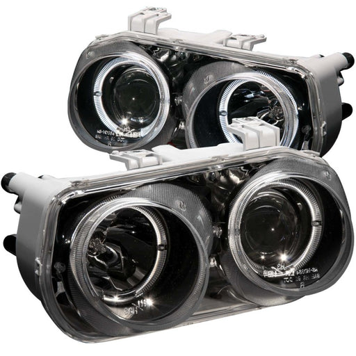 ANZO 1994-1997 Acura Integra Projector Headlights w/ Halo BlackANZO