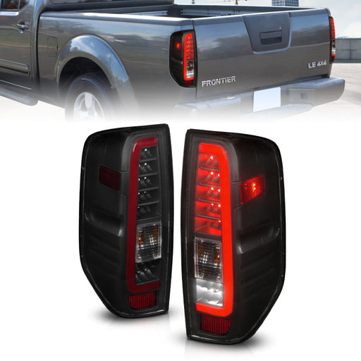 ANZO 2005-2021 Nissan Frontier LED Taillights Black Housing/Smoke LensANZO