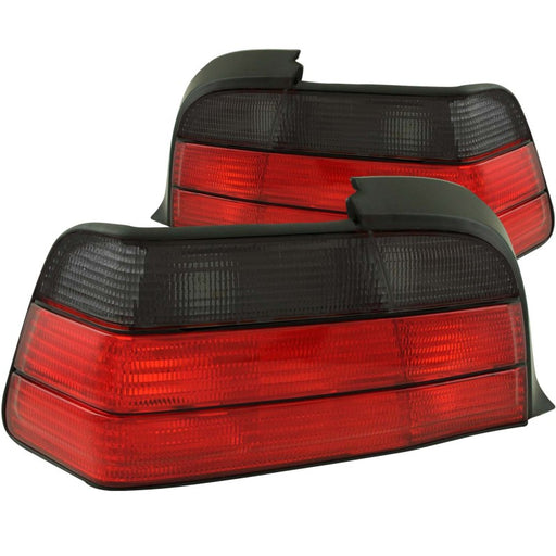 ANZO 1992-1998 BMW 3 Series E36 Coupe/Convertable Taillights Red/SmokeANZO