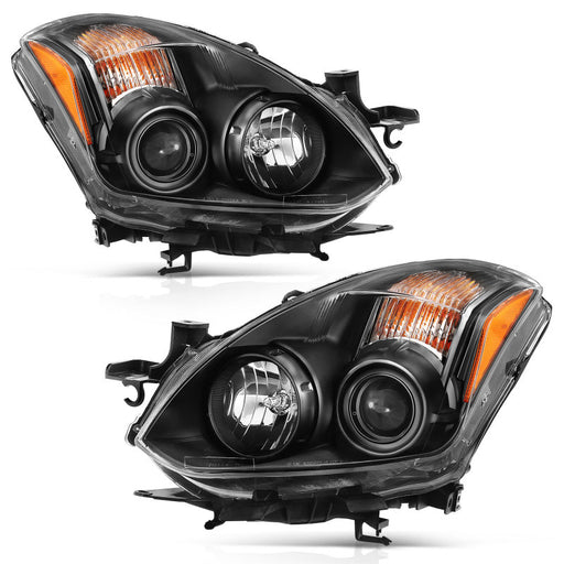 ANZO 2010-2013 Nissan Altima Projector Headlight Black (Halogen Type)ANZO