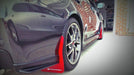 Rally Armor 15-21 Subaru WRX/STI (Sedan ONLY) Red UR Mud Flap w/ White LogoRally Armor