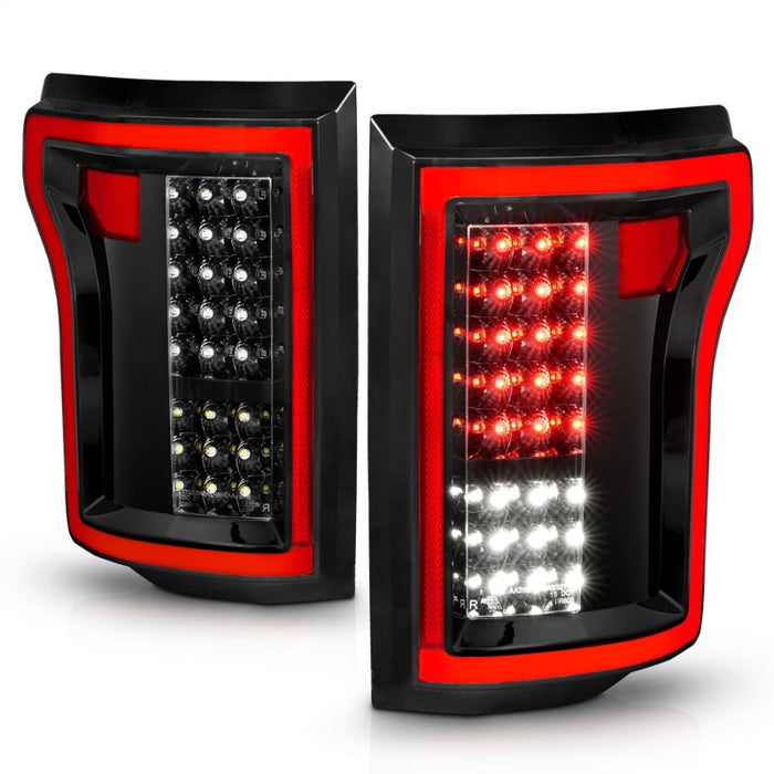 ANZO 2015-2016 Ford F-150 LED Taillights BlackANZO
