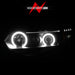 ANZO 2006-2011 Honda Civic Projector Headlights w/ Halo Black (CCFL)ANZO