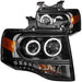 ANZO 2007-2014 Ford Expedition Projector Headlights w/ Halo BlackANZO