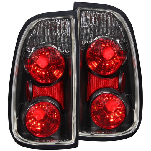 ANZO 2000-2006 Toyota Tundra Taillights Black (Regular &amp; Access Cab Models Only)ANZO