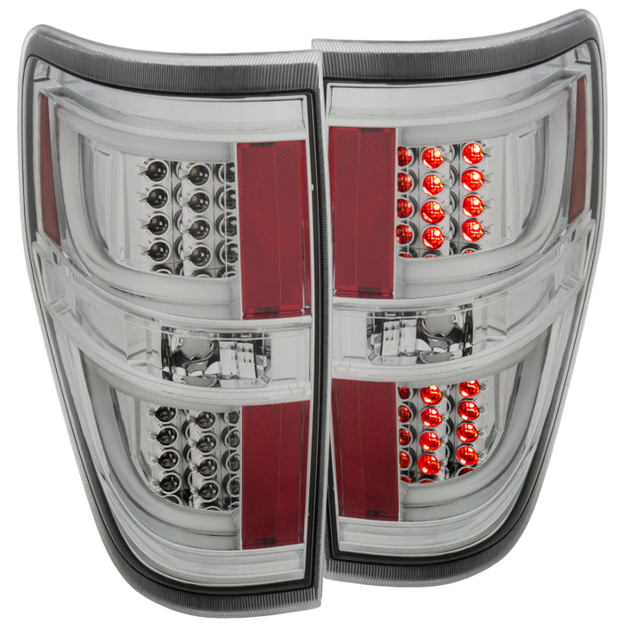ANZO 2009-2013 Ford F-150 LED Taillights ChromeANZO