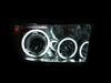 ANZO 2007-2013 Toyota Tundra Projector Headlights w/ Halo Black (CCFL)ANZO