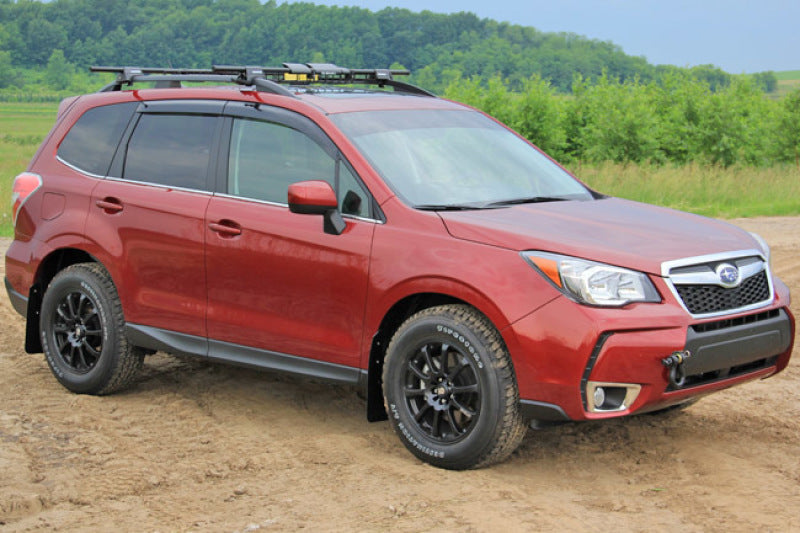 Rally Armor 14-18 Subaru Forester Black Mud Flap w/ Grey LogoRally Armor