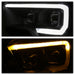 xTune Toyota Tacoma 16-18 DRL Light Bar Projector Headlights - Black PRO-JH-TTA16-LBDRL-BKSPYDER