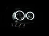 ANZO 2005-2011 Toyota Tacoma Projector Headlights w/ Halo BlackANZO