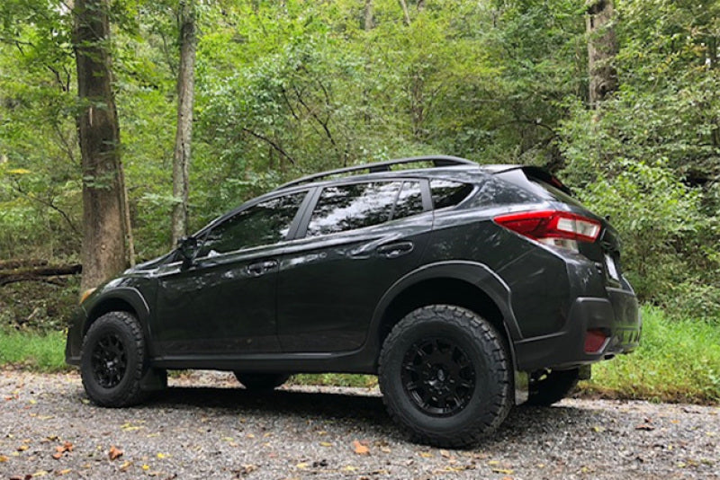 Rally Armor 18-22 Subaru Crosstrek Lift/AT Red UR Mud Flap w/ White LogoRally Armor