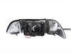 ANZO 1987-1993 Ford Mustang Crystal Headlights Black w/ Corner Lights 3pcANZO