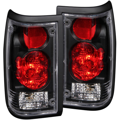 ANZO 1986-1993 Mazda B2000 Taillights BlackANZO