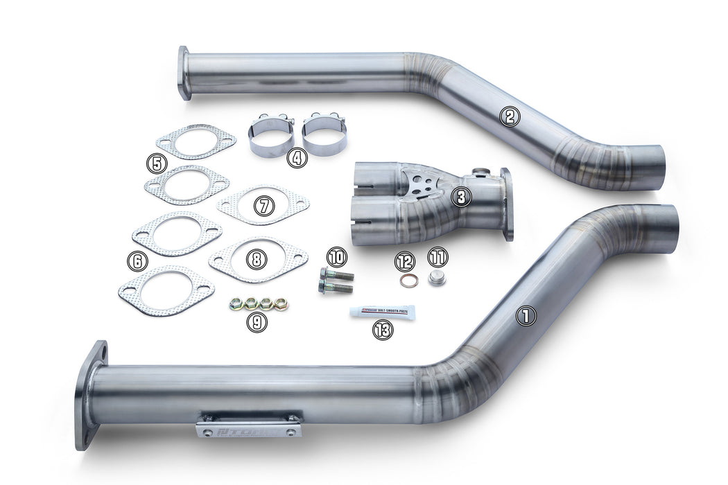 Tomei Mid Y Pipe Replacement Part Front Pipe RH #2 For Q50 TB6110-NS21ATomei USA