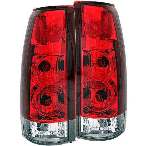 ANZO 1999-2000 Cadillac Escalade Taillights Red/Clear - New GenANZO