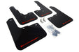 Rally Armor 13-16 Dodge Dart Black UR Mud Flap w/ Red LogoRally Armor