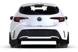 Rally Armor 18-22 Toyota Corolla Hatchback Black UR Mud Flap White LogoRally Armor