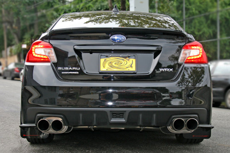 Rally Armor 15-21 Subaru WRX/STI (Sedan ONLY) Red UR Mud Flap w/ White LogoRally Armor