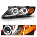 ANZO 2011-2013 Kia Optima Projector Headlights w/ Halo Black (CCFL)ANZO