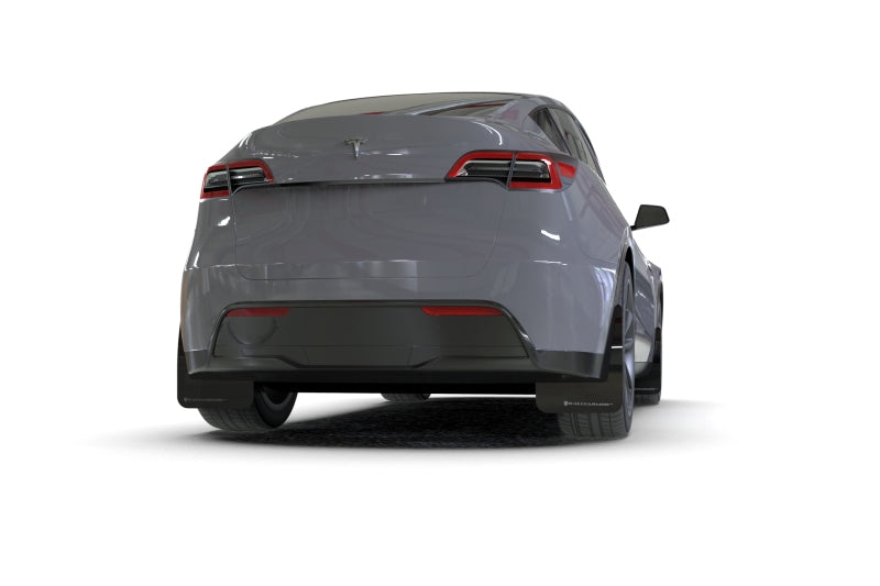 Rally Armor 20-22 Tesla Model Y Black UR Mud Flap w/ Dark Grey LogoRally Armor