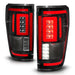ANZO 21-23 Ford F-150 LED Taillights Seq. Signal w/BLIS Cover - Black (For Factory Halogen ONLY)ANZO