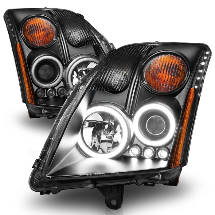 ANZO 2007-2012 Nissan Sentra Projector Headlights BlackANZO