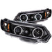 ANZO 2006-2011 Honda Civic Projector Headlights w/ Halo Black (CCFL)ANZO