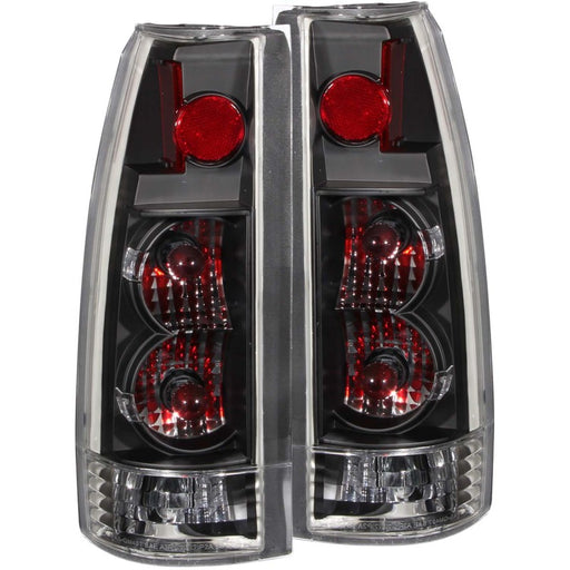 ANZO 1999-2000 Cadillac Escalade Taillights Black - New GenANZO