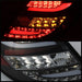 Spyder Mercedes Benz W204 C-Class 11-14 LED Tail Lights - Blk ALT-YD-MBZC11-LED-BKSPYDER